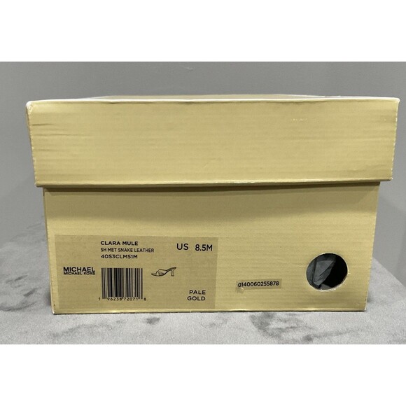 Michael Kors Clara Mule Pale Gold 8.5 M - Picture 11 of 13